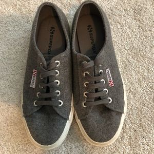 Superga gray sneakers size 7